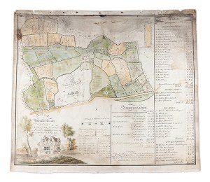 A Map of Dodmore Estate in the parish of Staunton Lacey, 1835